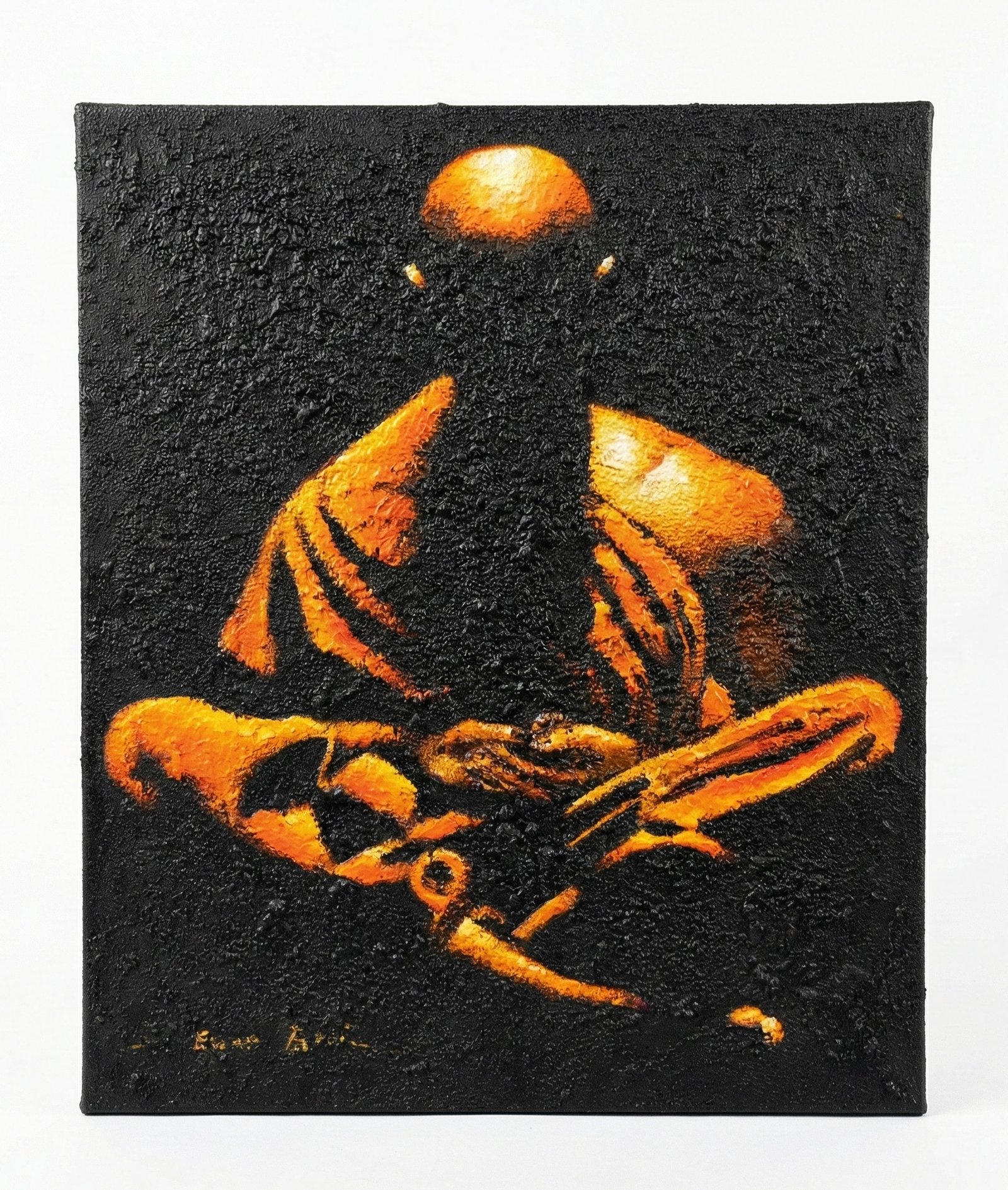 Sand textur of Yoga mong size