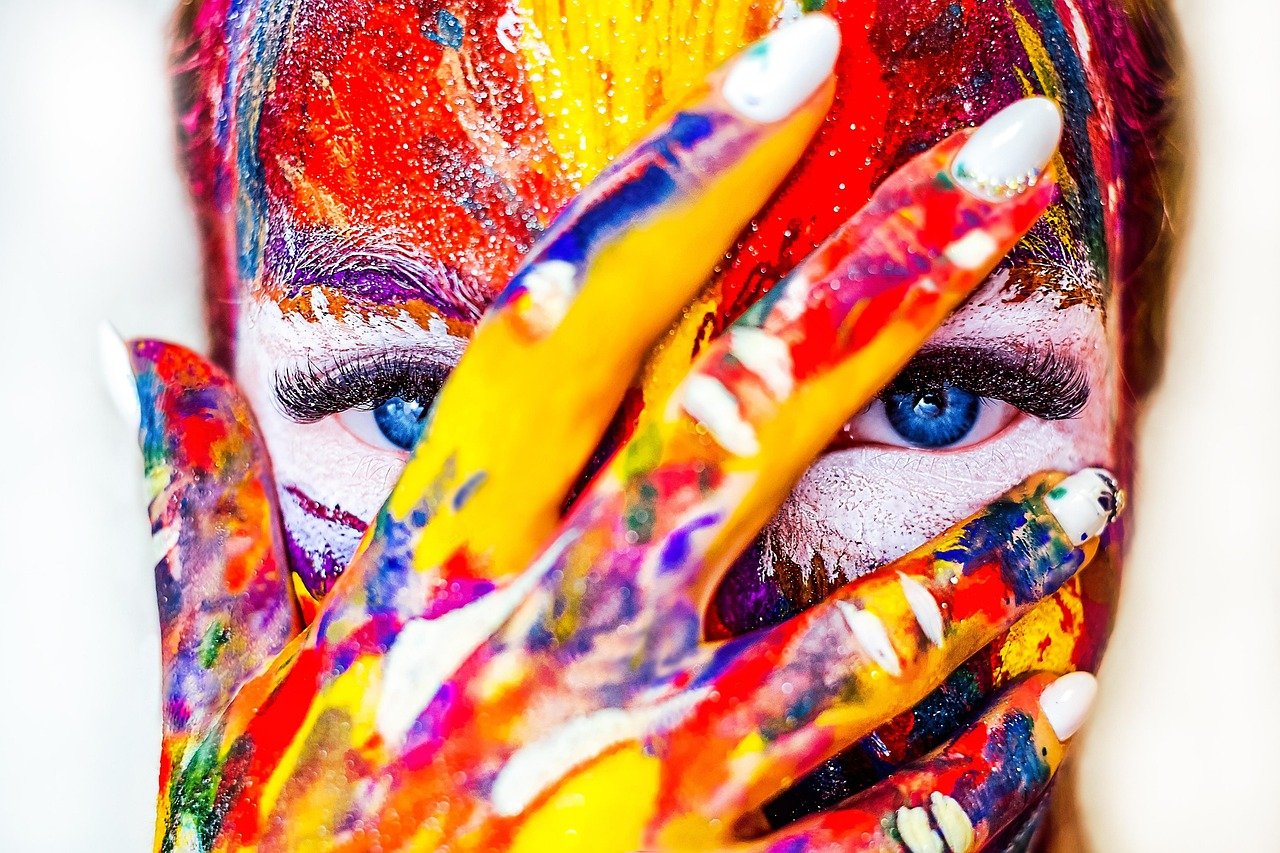 paint, makeup, girl, cosmetics, face paint, colorful, artistic, portrait, face, head, profile, young woman, colors, creativity, woman, eyes, model, body paint, creative, hand, hide, fingers, paint, makeup, makeup, makeup, girl, girl, colorful, colorful, portrait, face, face, profile, colors, colors, creativity, creativity, creativity, creativity, creativity, woman, woman, woman, eyes, model, creative, creative, creative, creative