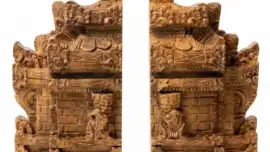 Balinese Temple Gate Wood Carving: Candi Bentar & Meru Shrine Explained