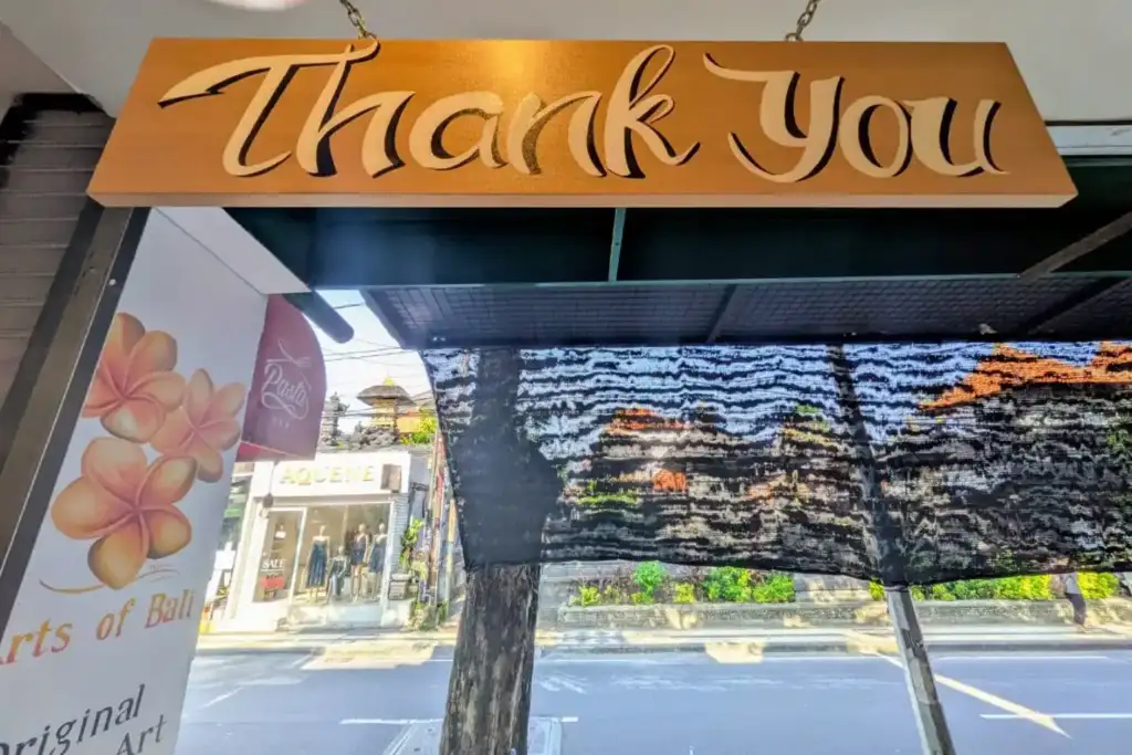 The Welcome Sign That Almost Wasn't: Behind Our Balinese Art Gallery in Seminyak - Arts of Bali