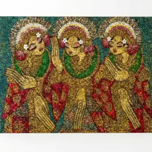 Танец джангера на текстуре поддона