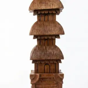 Tample balinais pour la décoration (bois de suar)