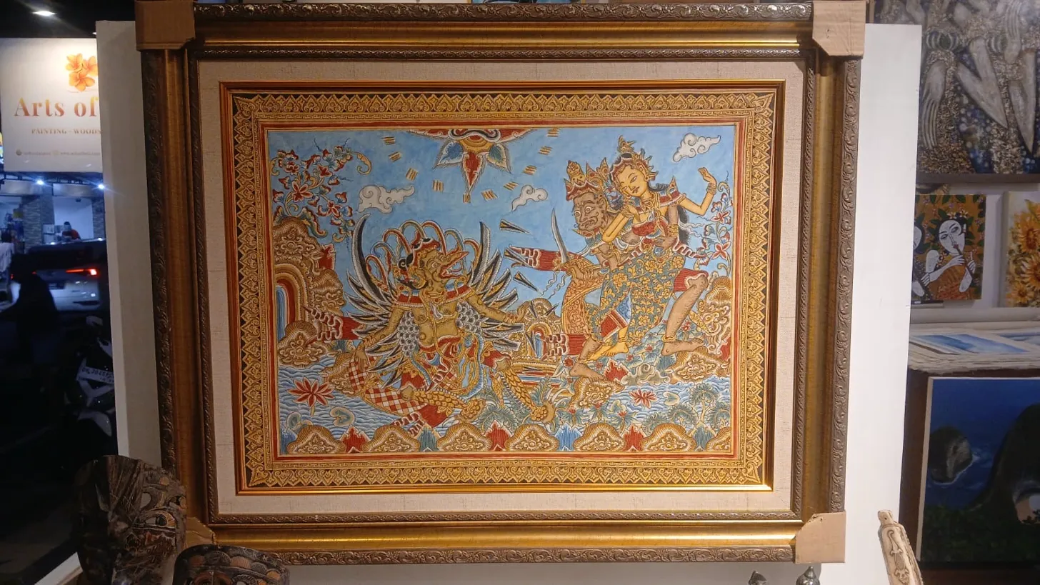 Kamasan Painting Bali For Sale — Arts of Bali Gallery Exhibition Authentic kamasan-painting-bali-for-sale-arts-of-bali-gallery-exhibition-authentic