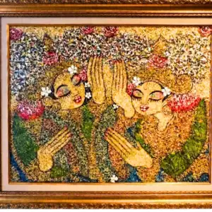 Janger Woman Painting