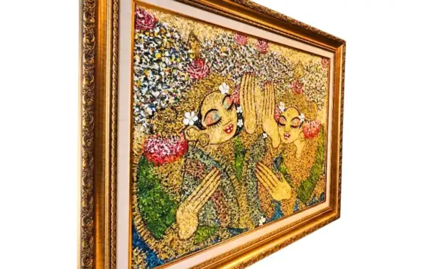 Janger Woman Painting — изображение 2