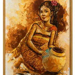 Balinese Ladies Painting