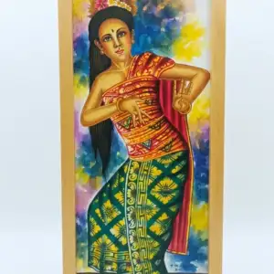 Pendet Dancer Painting