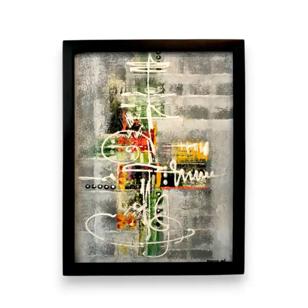 Modern Linear Abstract Painting