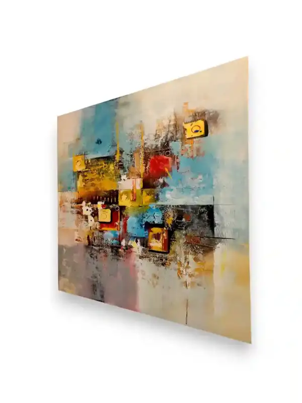 Contemporary Neutral Motion Painting - Image 2