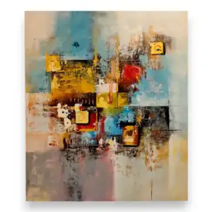 Contemporary Neutral Motion Painting
