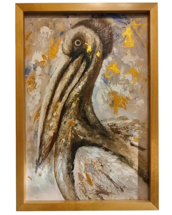 鹈鹕鸟画