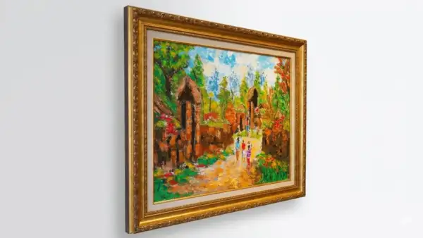 Balinese Village Painting — изображение 2