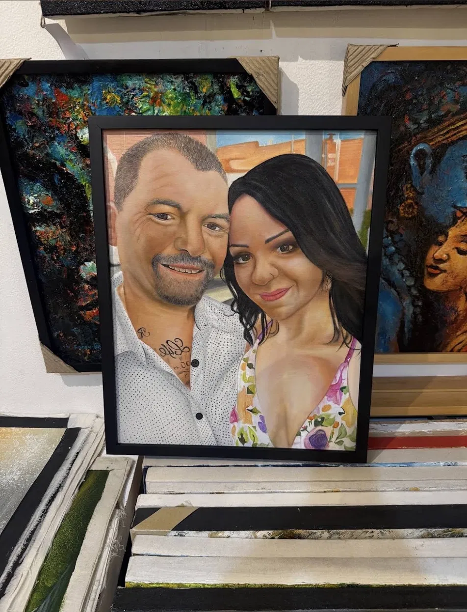 Balinese art styles hyper-realism — photorealistic oil painting showing extraordinary detail indistinguishable from photograph, contemporary Balinese fine art technique