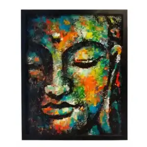 Textured Harmony Buddha Painting