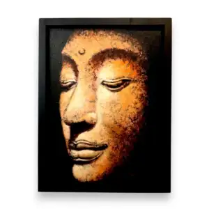 Serene Buddha Face Painting