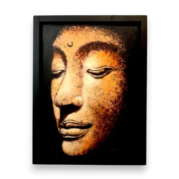 Serene Buddha Face Painting