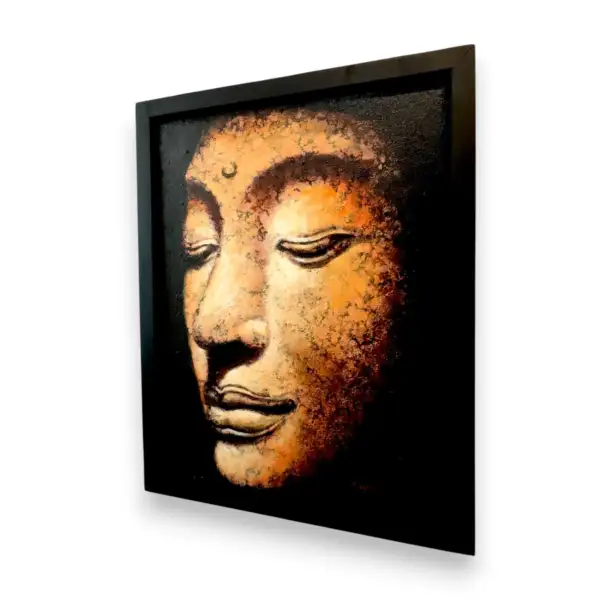 Serene Buddha Face Painting - 图片 2