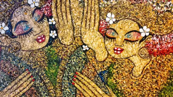 Janger Woman Painting — изображение 3