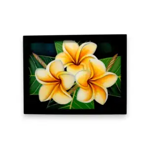 Tropical Trio Frangipani Painting