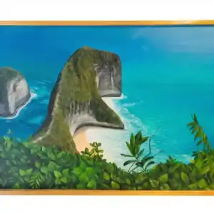 Kelingking Beach View Painting