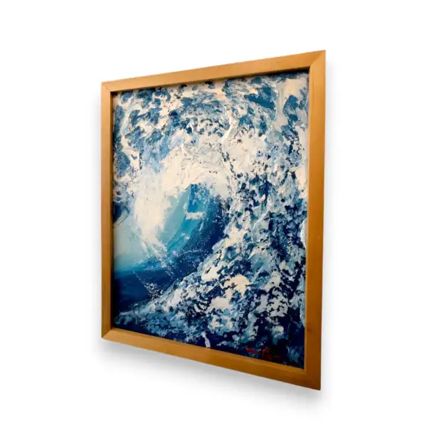 Majestic Ocean Wave Painting - 图片 2