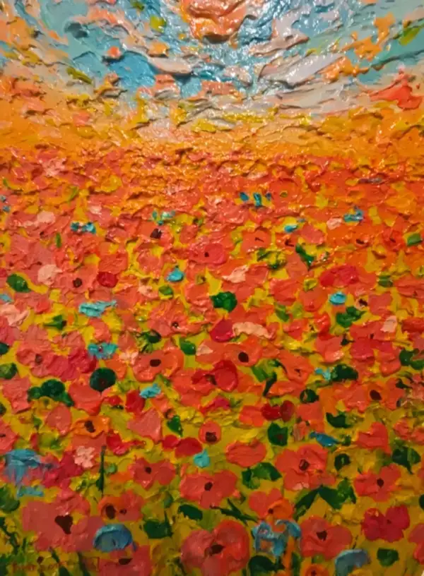 Margot Flower Painting — изображение 3