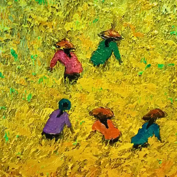 Palette Rice Field Painting — изображение 3