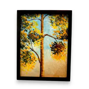 Golden Durian Tree Painting
