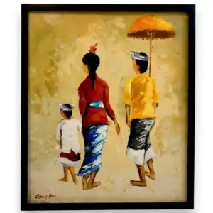 Bali Life Impression Painting