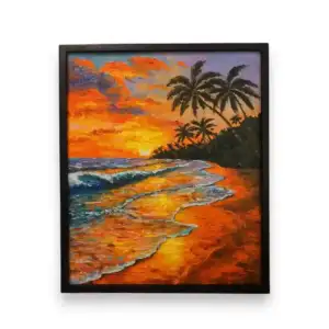 Paradise Beach Twilight Painting
