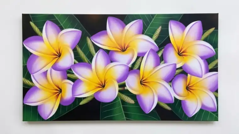 Flower Painting Bali: Six Original Works from Frangipani to Poppy Fields