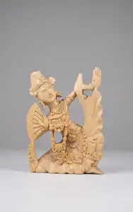 Balinese Dancer Wood Carving: Oleg, Kebyar Duduk & Janger