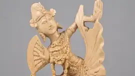 Balinese Dancer Wood Carving: Oleg, Kebyar Duduk & Janger