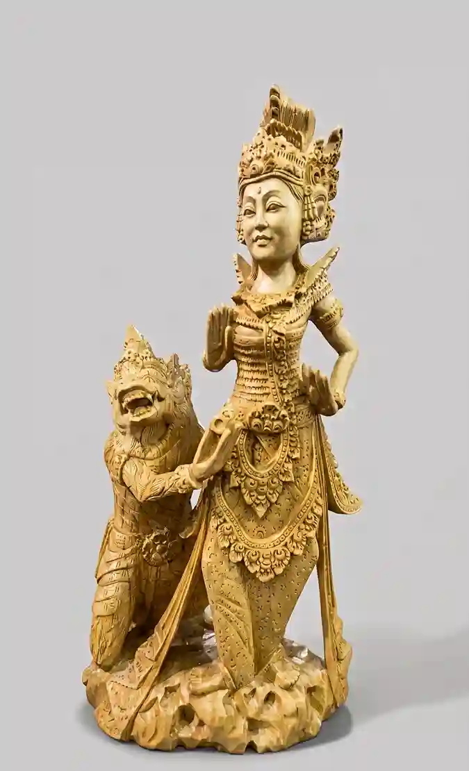 Exclusive Sita and Hanuman Carving - Arts of Bali Exclusive Sita and Hanuman Carving