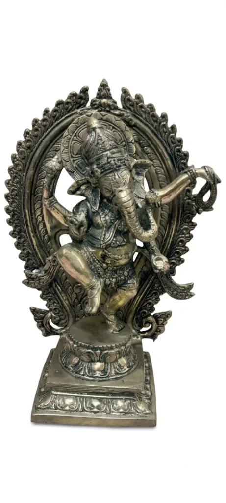 Bali Bronze Statue: The Meaning Behind 8 Hindu Deities in Cast Metal - Arts of Bali bali bronze statue of ganesha silver finish arch backdrop 40cm arts of bali seminyak gallery