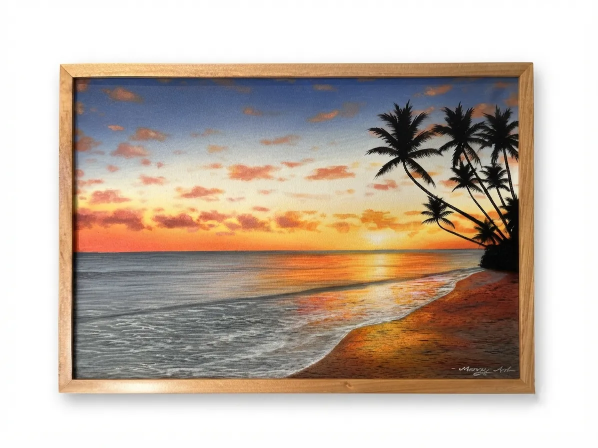 Sunset Painting Bali: Original Art That Captures the Golden Hour