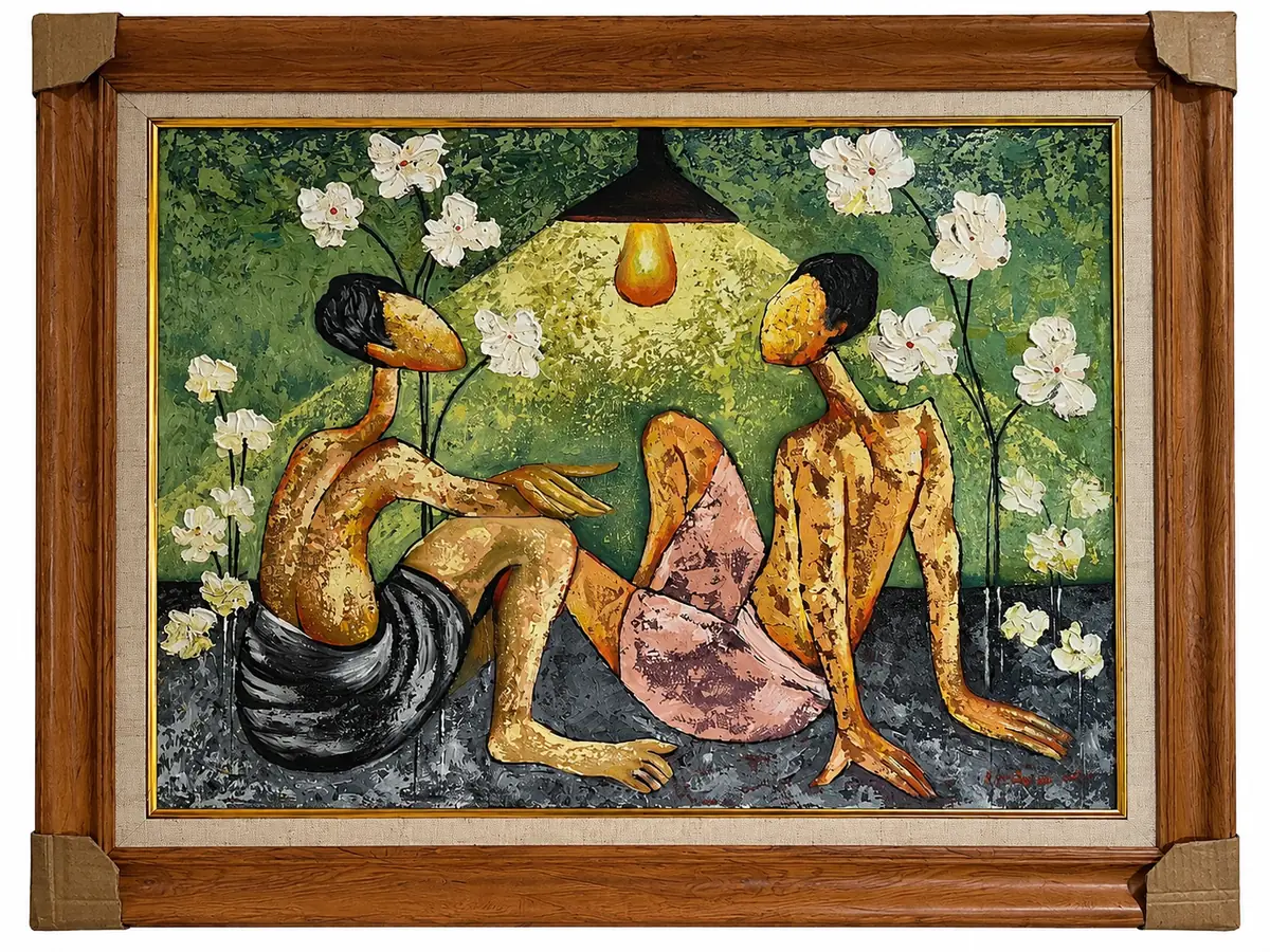 Contemporary Figurative Painting: Cubist and Impasto Works