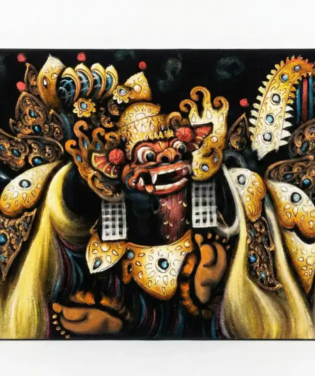 original-barong-bali-oil-painting-traditional-mythology-wall-art